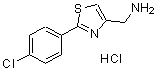 CAS 登录号：690632-35-0， 1-[2-(4-氯苯基)-1,3-噻唑-4-基]甲胺盐酸盐(1:1)