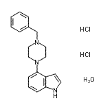 CAS#: 690632-86-1, 4-(4-Benzyl-1-piperazinyl)-1H-indole dihydrochloride hydrate