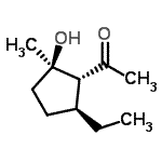 CAS#: 690660-67-4, 1-[(1R,2R,5S)-5-Ethyl-2-hydroxy-2-methylcyclopentyl]ethanone