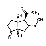 CAS#: 690660-74-3, (3aR,4S,5R,6aR)-4-Acetyl-5-ethyl-3a-hydroxy-6a-methylhexahydro-1(2H)-pentalenone