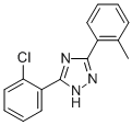 CAS 登录号：69095-74-5， 5-(2-氯苯基)-3-(邻甲苯基)-1H-1,2,4-三唑