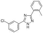 CAS 登录号：69095-76-7， 5-(3-氯苯基)-3-(邻甲苯基)-1H-1,2,4-三唑