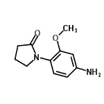 CAS 登录号：69132-30-5， 1-(4-氨基-2-甲氧基苯基)-2-吡咯烷酮