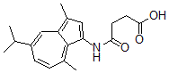 CAS 登录号：69174-75-0， 4-((3,8-二甲基-5-(1-甲基乙基)-1-薁基)氨基)-4-氧代丁酸