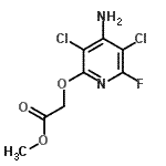 CAS#: 69184-17-4, Methyl [(4-amino-3,5-dichloro-6-fluoro-2-pyridinyl)oxy]acetate