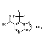 CAS#: 691868-52-7, 2-Methyl-7-(trifluoromethyl)pyrazolo[1,5-a]pyrimidine-6-carboxylic acid