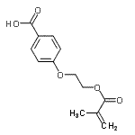 CAS 登录号：69260-39-5， 4-[2-(甲基丙烯酰氧基)乙氧基]苯甲酸