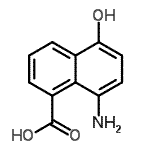 CAS#: 692731-76-3, 8-Amino-5-hydroxy-1-naphthoic acid