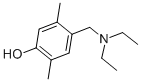 CAS 登录号：69286-57-3， 4-(二乙基氨基甲基)-2,5-二甲基苯酚