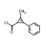 CAS#: 69341-32-8, 2-Methyl-3-phenyl-2-cyclopropene-1-carbonyl chloride