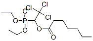 CAS 登录号：69352-41-6， [2,2,2-三氯-1-(庚酰氧基)乙基]膦酸二乙酯