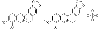 CAS#: 69352-97-2, Bis(9,10-dimethoxy-5,6-dihydro[1,3]dioxolo[4,5-g]isoquinolino[3,2-a]isoquinolin-7-ium) sulfate