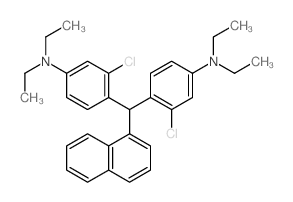 CAS#: 6936-77-2, 3-Chloro-4-[(2-Chloro-4-Diethylamino-Phenyl)-Naphthalen-1-Yl-Methyl]-N,N-Diethyl-Aniline