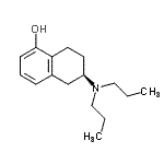CAS 登录号：69367-51-7， (6R)-6-(二丙基氨基)-5,6,7,8-四氢-1-萘酚