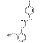 CAS#: 693819-38-4, N-(4-Fluorophenyl)-2-[2-(hydroxymethyl)phenoxy]acetamide