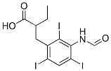 CAS 登录号：69382-14-5， 2-乙基-3-(3-甲酰氨基-2,4,6-三碘苯基)丙酸