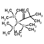 CAS 登录号：69397-47-3， 1-[1,1,1,3,3,3-六甲基-2-(三甲基硅烷基)-2-三硅烷基]-2,2-二甲基-1-丙酮