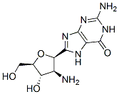 CAS 登录号：69427-81-2， 2-氨基-2-脱氧-beta-阿拉伯呋喃糖基鸟嘌呤
