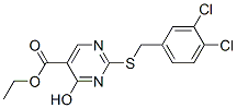 CAS#: 6944-74-7, Ethyl 2-[(3,4-Dichlorobenzyl)Sulfanyl]-4-Hydroxy-5-Pyrimidinecarboxylate