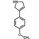 CAS#: 694434-08-7, 3-(4-Methoxyphenyl)-2,5-dihydro-1H-pyrrole