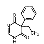 CAS 登录号：694447-38-6， 5-乙基-5-苯基-4,6(1H,5H)-嘧啶二酮