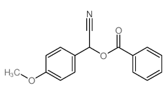 CAS#: 6948-58-9, alpha-(Benzoyloxy)-4-Methoxybenzeneacetonitrile