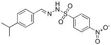 CAS#: 6949-48-0, 4-Nitro-N-[(4-Propan-2-Ylphenyl)Methylideneamino]Benzenesulfonamide