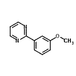 CAS#: 69491-43-6, 2-(3-Methoxyphenyl)pyrimidine