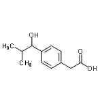 CAS#: 69519-08-0, [4-(1-Hydroxy-2-methylpropyl)phenyl]acetic acid