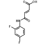 CAS 登录号：6954-64-9， (2E)-4-[(2,4-二氟苯基)氨基]-4-氧代-2-丁烯酸