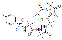 CAS#: 69555-87-9, 2-Methyl-N-[2-methyl-N-[2-methyl-N-[2-methyl-N-(2-methyl-N-p-tolylsulfonylalanyl)alanyl]alanyl]alanyl]-Alanine methyl ester