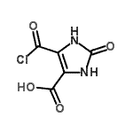 CAS#: 69579-39-1, 5-(Chlorocarbonyl)-2-oxo-2,3-dihydro-1H-imidazole-4-carboxylic acid