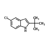 CAS#: 69622-40-8, 5-Chloro-2-(2-methyl-2-propanyl)-1H-indole