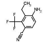 CAS#: 697228-50-5, 4-Amino-3-ethyl-2-(trifluoromethyl)benzonitrile