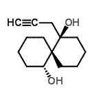 CAS#: 697286-77-4, (1R,6R,7R)-1-(2-Propyn-1-yl)spiro[5.5]undecane-1,7-diol