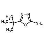 CAS#: 69741-92-0, 5-(2-Methyl-2-propanyl)-1,3,4-oxadiazol-2-amine