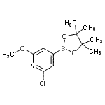 CAS#: 697739-24-5, 2-Chloro-6-methoxy-4-(4,4,5,5-tetramethyl-1,3,2-dioxaborolan-2-yl)pyridine