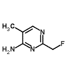 CAS#: 698-83-9, 2-(Fluoromethyl)-5-Methyl-4-Pyrimidinamine