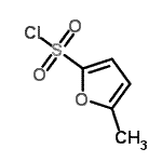 CAS 登录号：69815-95-8， 5-甲基-2-呋喃磺酰氯