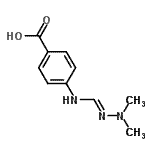CAS 登录号：698969-65-2， 4-{(E)-[(2,2-二甲基肼基)亚甲基]氨基}苯甲酸