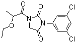 CAS 登录号：69908-56-1， 3-(3,5-二氯苯基)-1-(2-乙氧基-1-氧代丙基)-2,4-咪唑烷二酮
