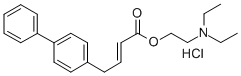 CAS#: 69928-42-3, 4,4-Biphenylcrotonic Acid 2-(Diethylamino)Ethyl Ester Hydrochloride