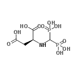 CAS#: 70008-50-3, N-(Diphosphonomethyl)-L-aspartic acid