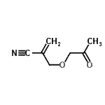 CAS#: 70012-99-6, 2-[(2-Oxopropoxy)methyl]acrylonitrile