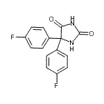 CAS 登录号：70028-85-2， 5,5-二(4-氟苯基)-2,4-咪唑烷二酮