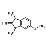 CAS#: 700341-69-1, 6-Methoxy-1,3-dimethyl-1,3-dihydro-2H-indol-2-imine
