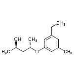 CAS 登录号：700370-84-9， (2R,4S)-4-(3-乙基-5-甲基苯氧基)-2-戊醇