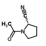 CAS 登录号：700376-84-7， (2S)-1-乙酰基-2-吡咯烷甲腈