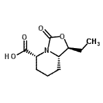 CAS#: 700380-04-7, (1S,5R,8aS)-1-Ethyl-3-oxohexahydro[1,3]oxazolo[3,4-a]pyridine-5-carboxylic acid