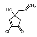 CAS 登录号：700869-79-0， 4-烯丙基-2-氯-4-羟基-2-环戊烯-1-酮